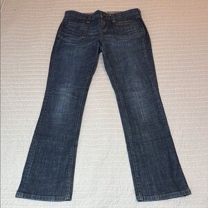 GAP Blue Boot Cut Jeans with Faded Denim